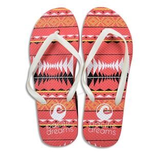 NWT Pacific Dreams Women's Beach Pool Casual Flip Flops